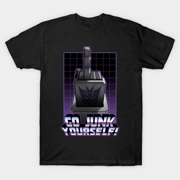 Go Junk Yourself! T-Shirt by ClayGrahamArt